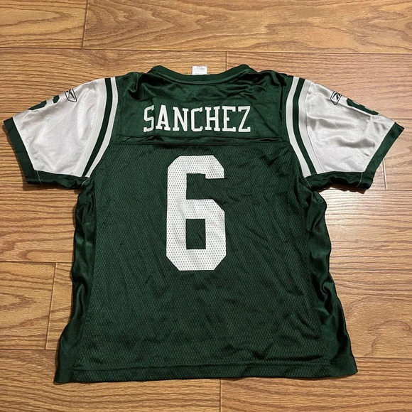 NY Jets Mark Sanchez Jersey Medium - Picture 1 of 4